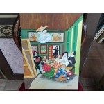 Средна картина масло на платно Испания - 3804 - КК5
